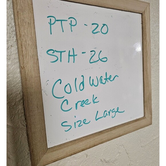 Coldwater Creek Pastel Colors Jacket Linen Silk Blend Size Large RN 98516 - Picture 11 of 11